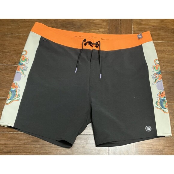 Roark Other - Roark Passage Board Shorts Swim Trunks Surf Beach Club Hokkaido Tigers Men’s 38